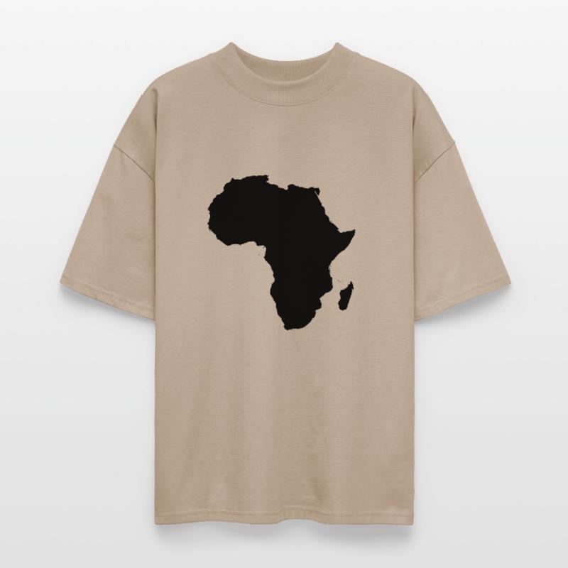 Africa map silhouette