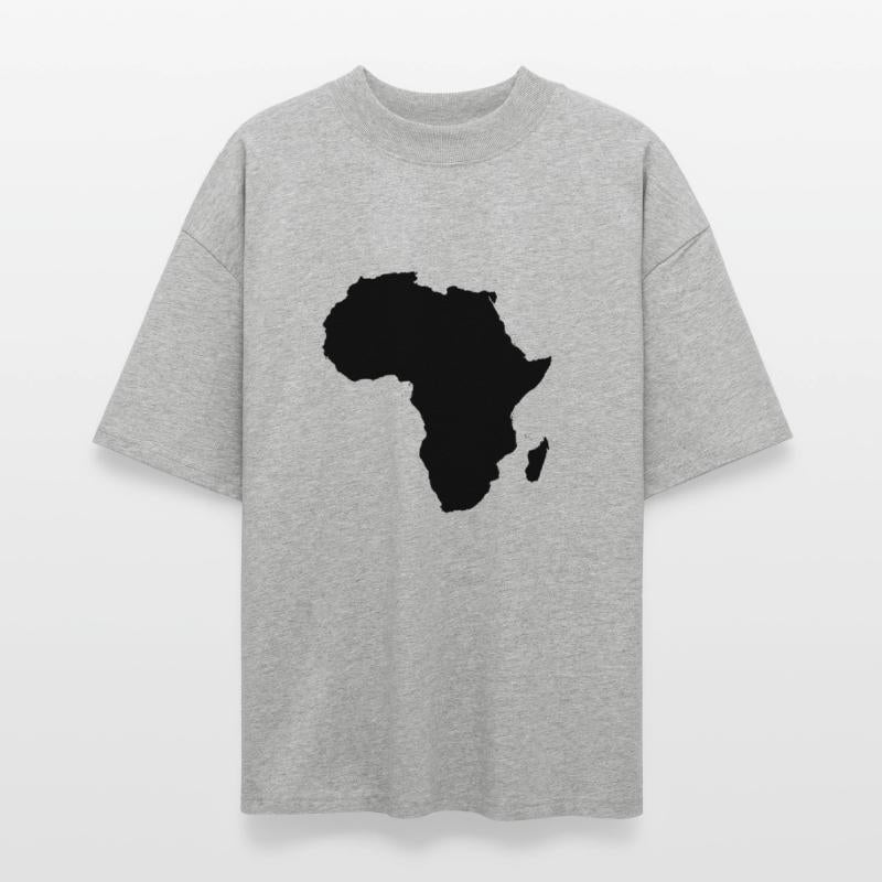 Africa map silhouette