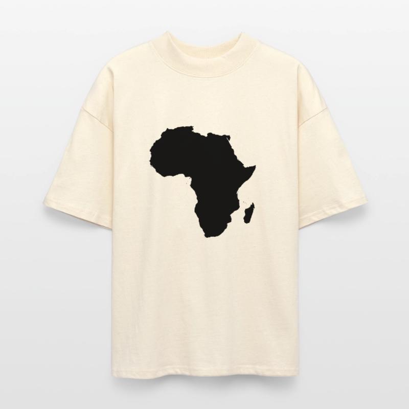 Africa map silhouette