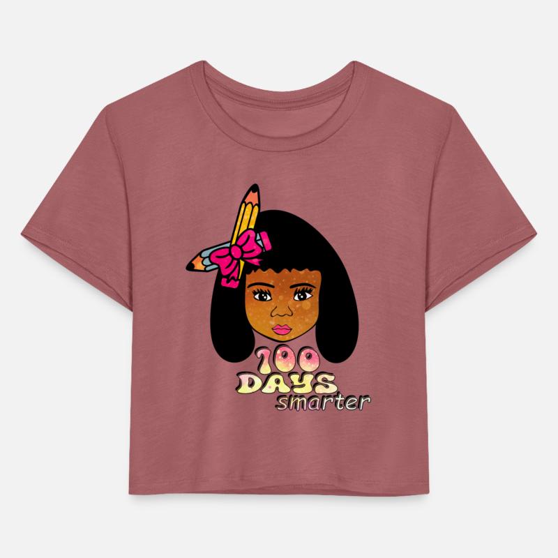 Afro Girl Celebrates 100 Days of School