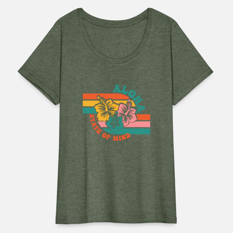 Aloha Hawaiian Islands Hawaii Surf Hibiscus