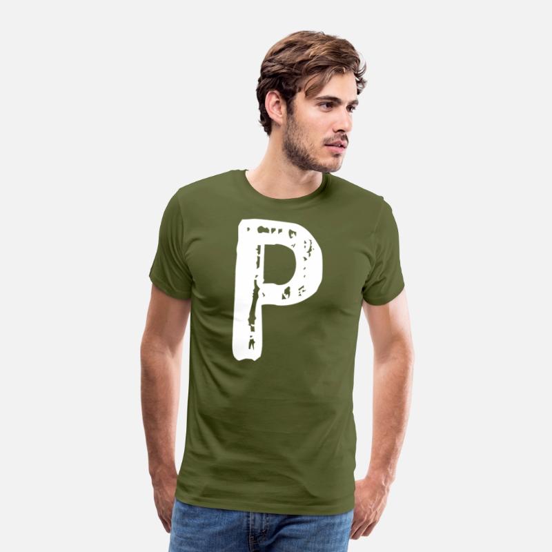 Alphabet P, Letter P Tee Language Gift