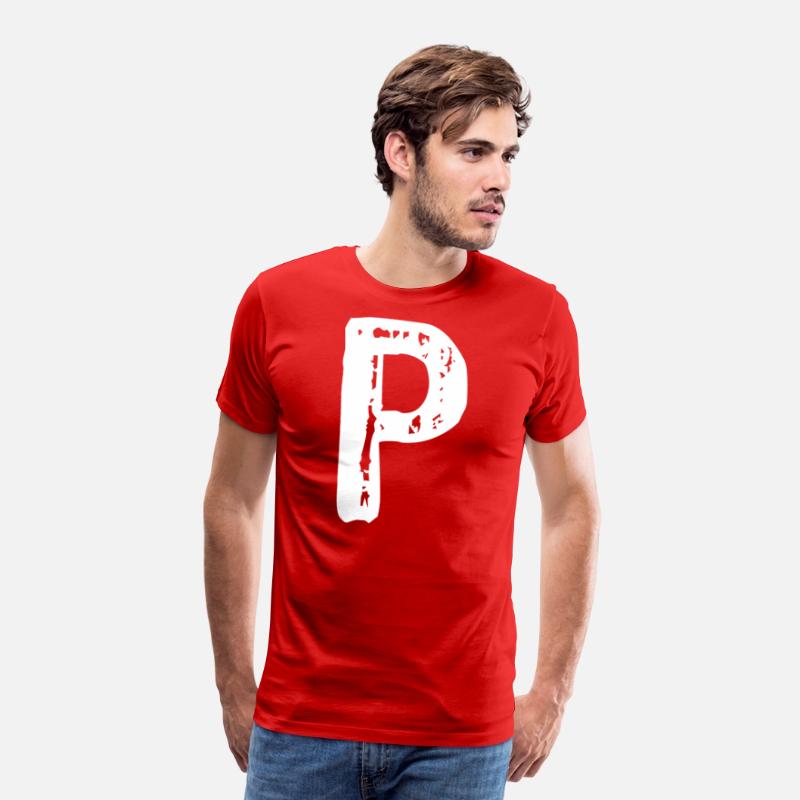 Alphabet P, Letter P Tee Language Gift