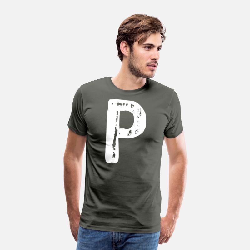 Alphabet P, Letter P Tee Language Gift