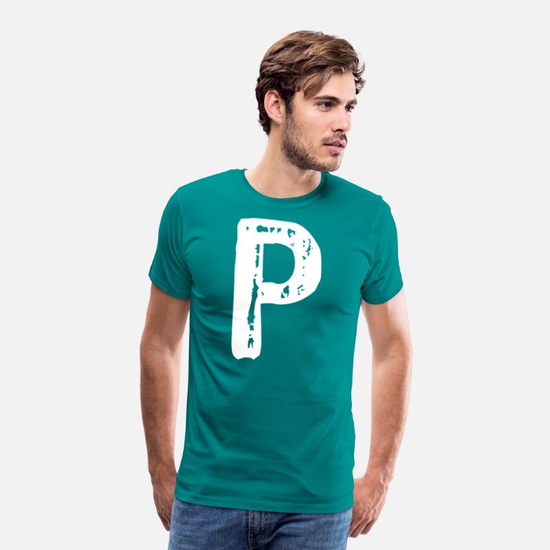 Alphabet P, Letter P Tee Language Gift