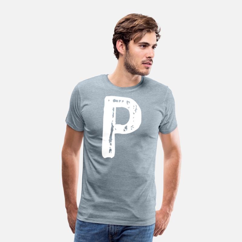 Alphabet P, Letter P Tee Language Gift