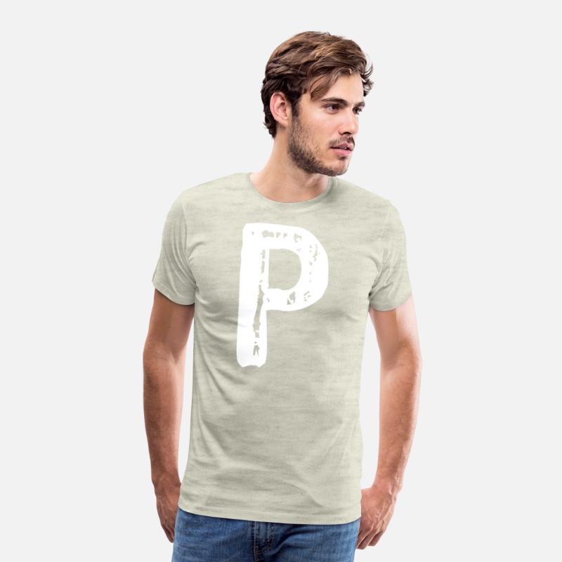 Alphabet P, Letter P Tee Language Gift