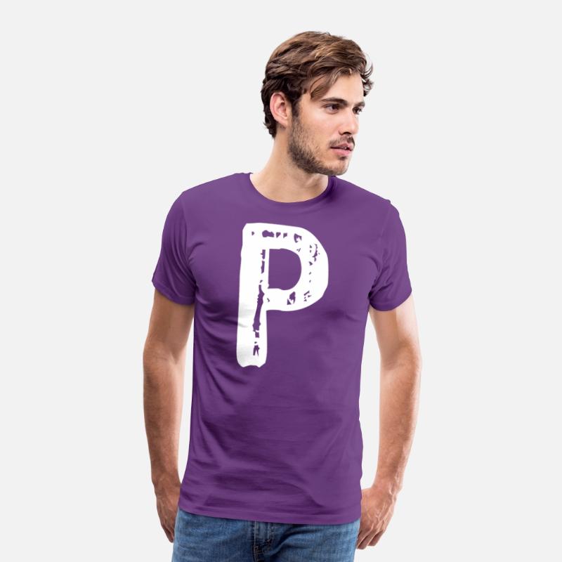 Alphabet P, Letter P Tee Language Gift