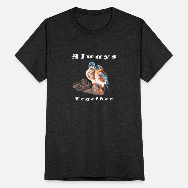 Always together original pastel artwork with birds