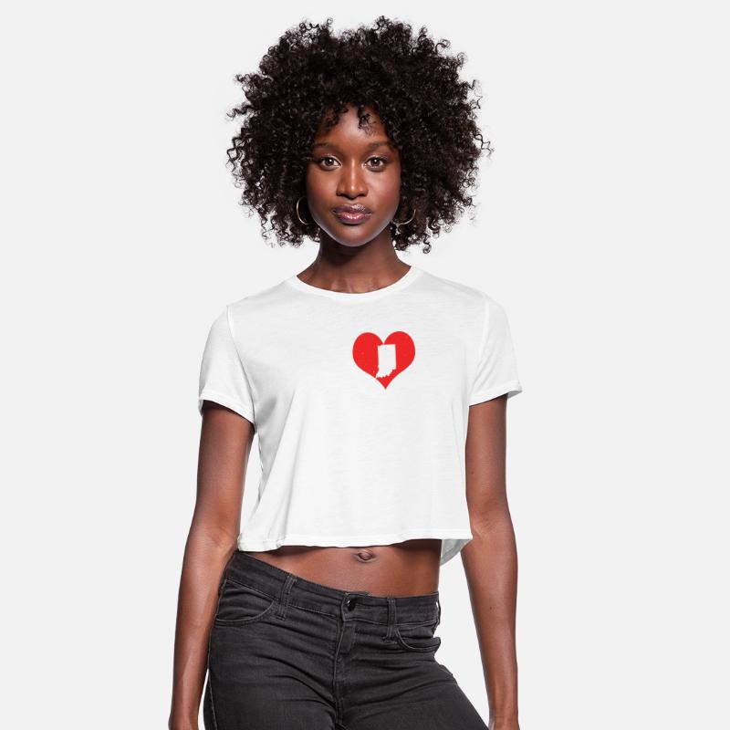 America Citizen US State Love I Heart Indiana