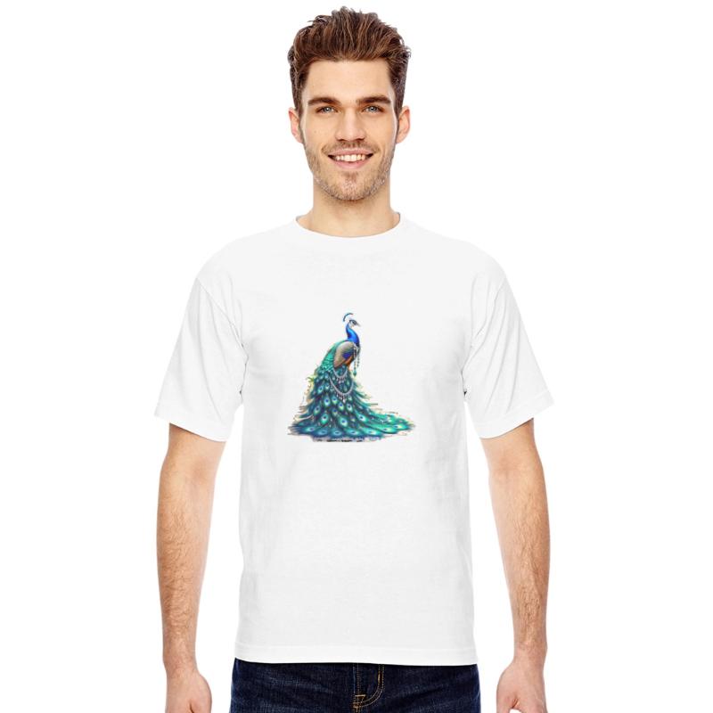 ARTY Vibrant Peacock Feather Burst