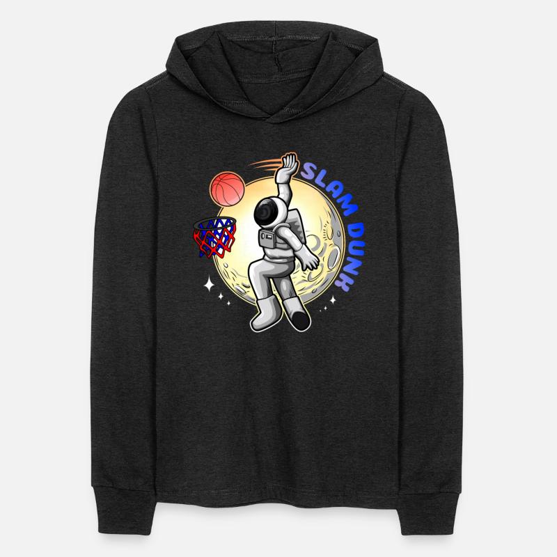 Astronaut Playing Basketball on Moon