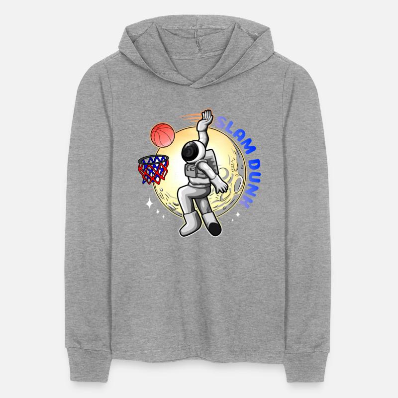 Astronaut Playing Basketball on Moon