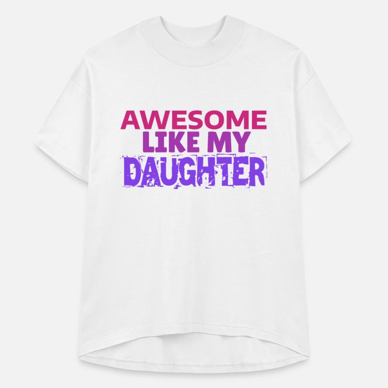Awesome Like My Daughter T Shirt Dad Fathers Day