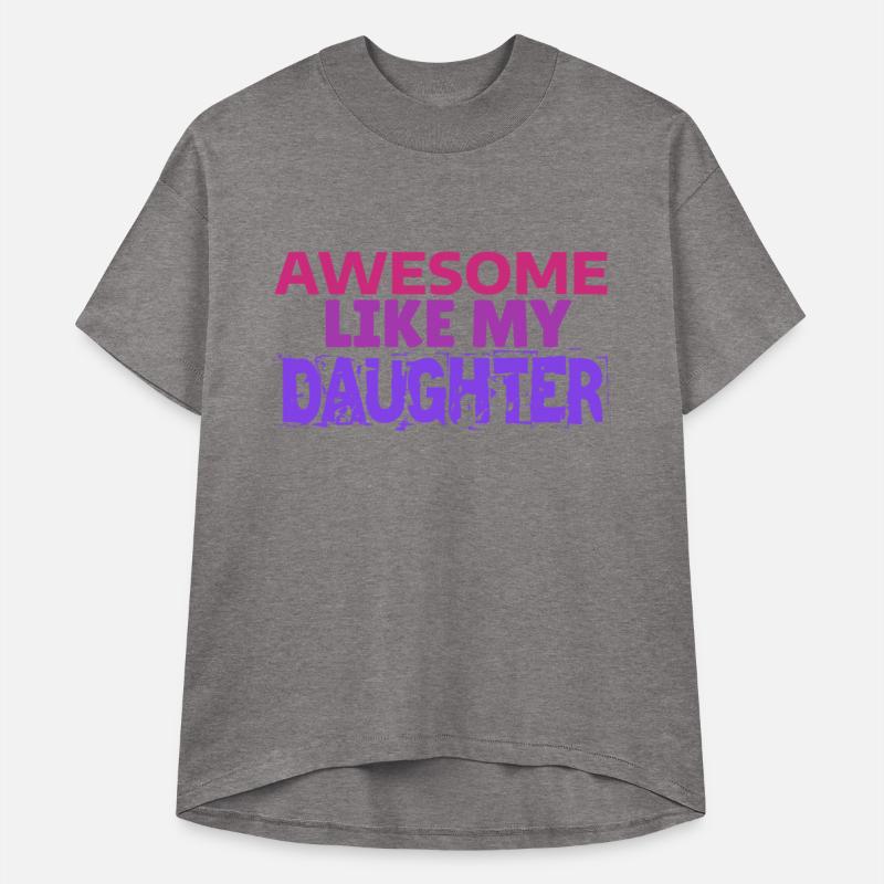 Awesome Like My Daughter T Shirt Dad Fathers Day