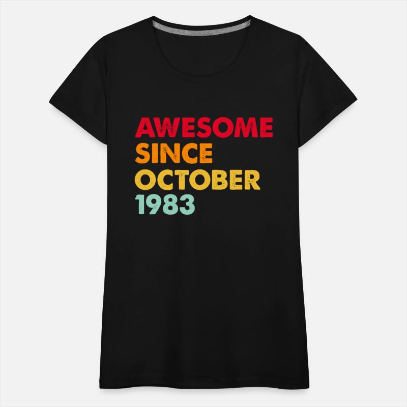 Awesome Since october 1983 39th Birthday Gifts