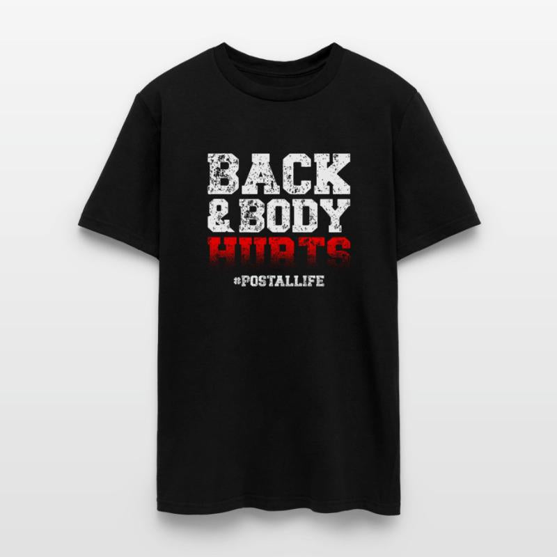 Back And Body Hurts Mailman Mail Postal Worker