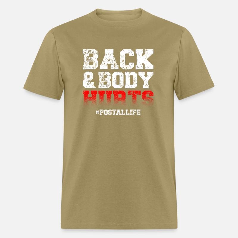 Back And Body Hurts Mailman Mail Postal Worker