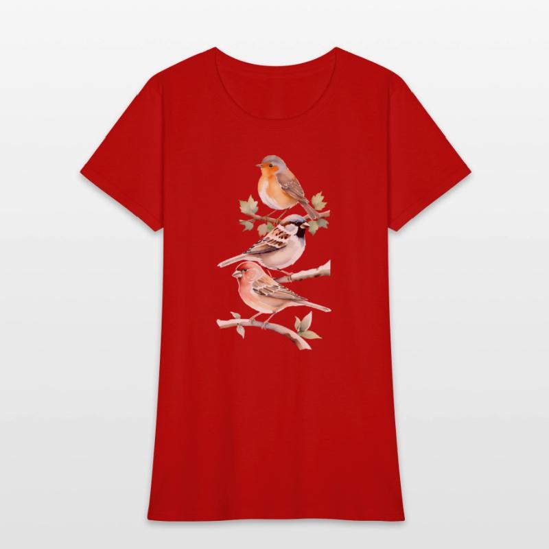 Backyard Visitor Trio: Watercolor Birds