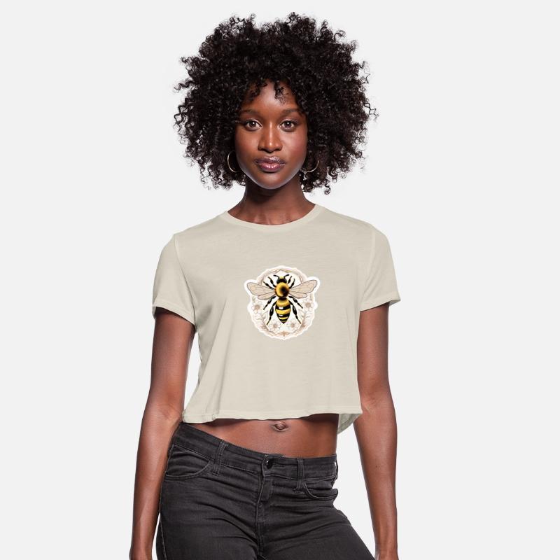 Bee vintage-style illustration