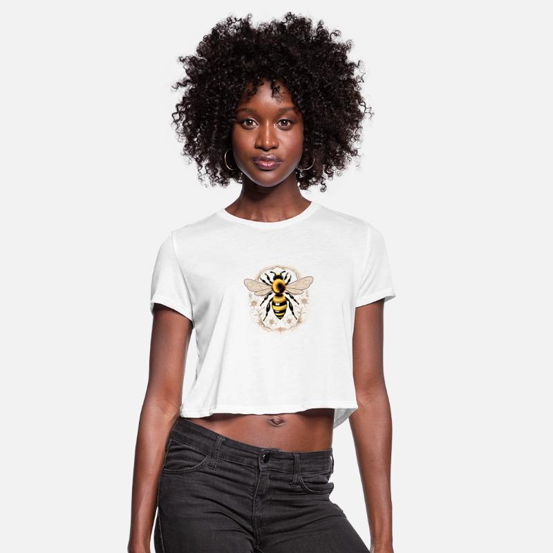 Bee vintage-style illustration