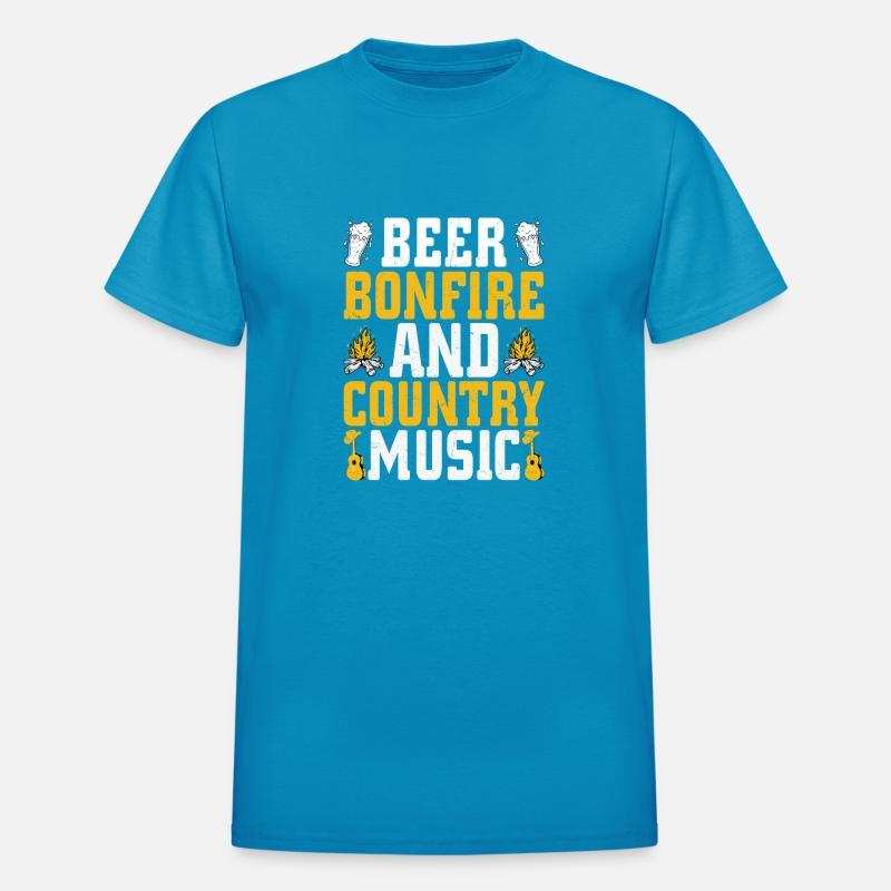 Beer Bonfire And Country Music Western Cowboy