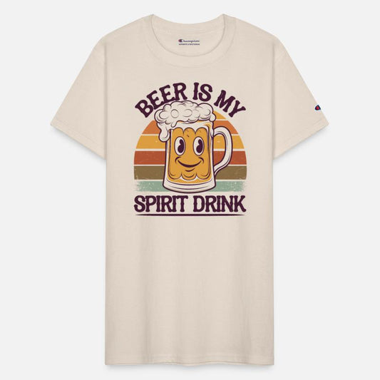 Beer Is My Spirit Drink Retro Mug Design