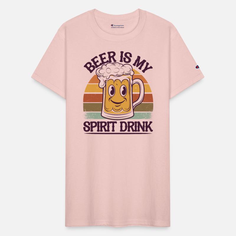 Beer Is My Spirit Drink Retro Mug Design