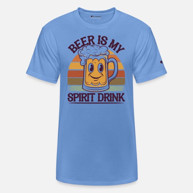 Beer Is My Spirit Drink Retro Mug Design