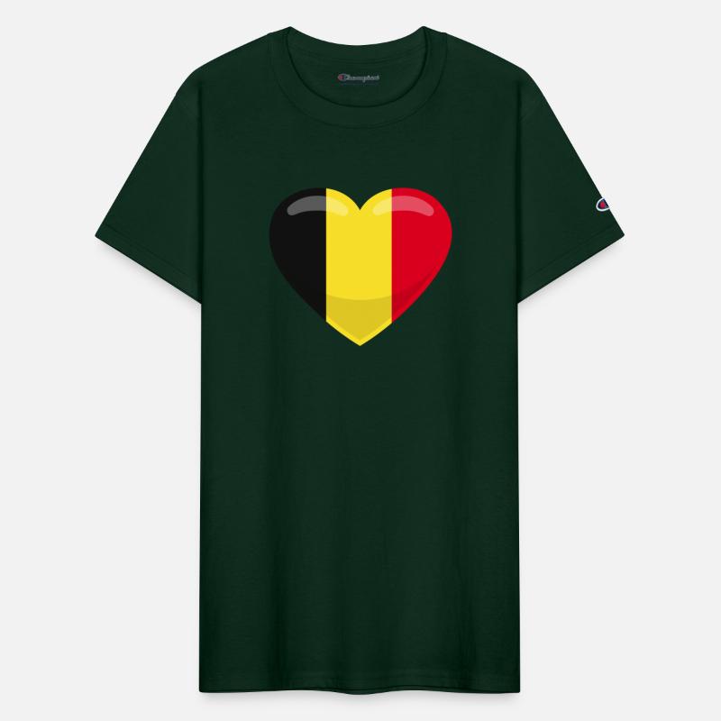 Belgium Flag Heart