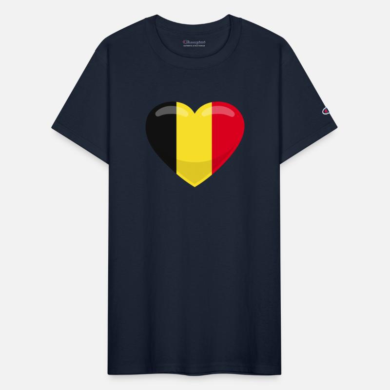 Belgium Flag Heart