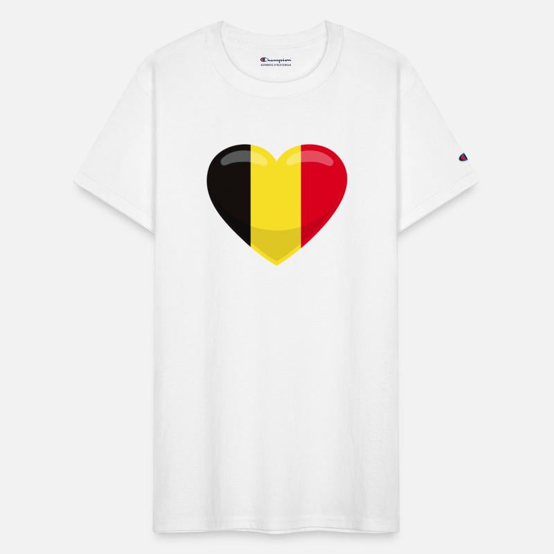 Belgium Flag Heart
