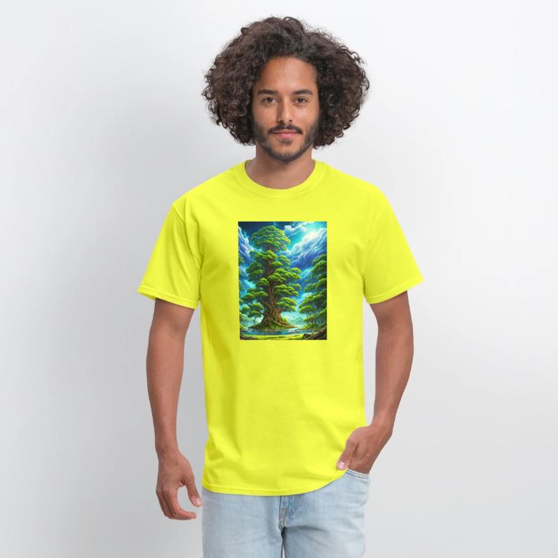 Big Tree with Blue Cloud