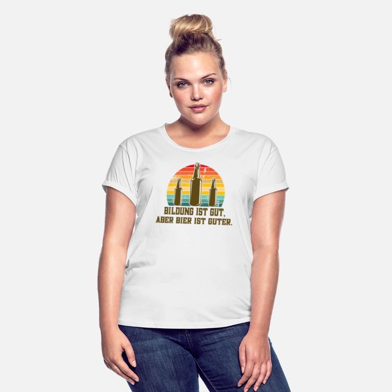 Bildung ist gut aber Bier ist guter Vintage Sunset