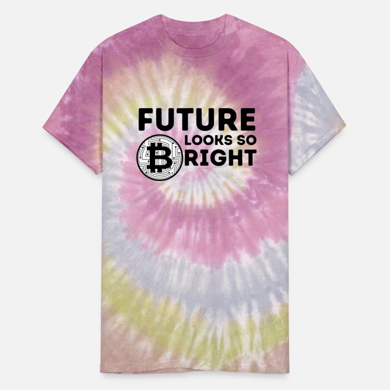 Bitcoin - Future Looks So Bright - Black Font