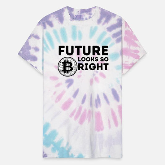 Bitcoin - Future Looks So Bright - Black Font