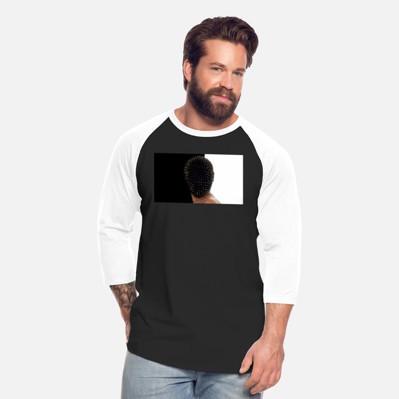 Black and white mask