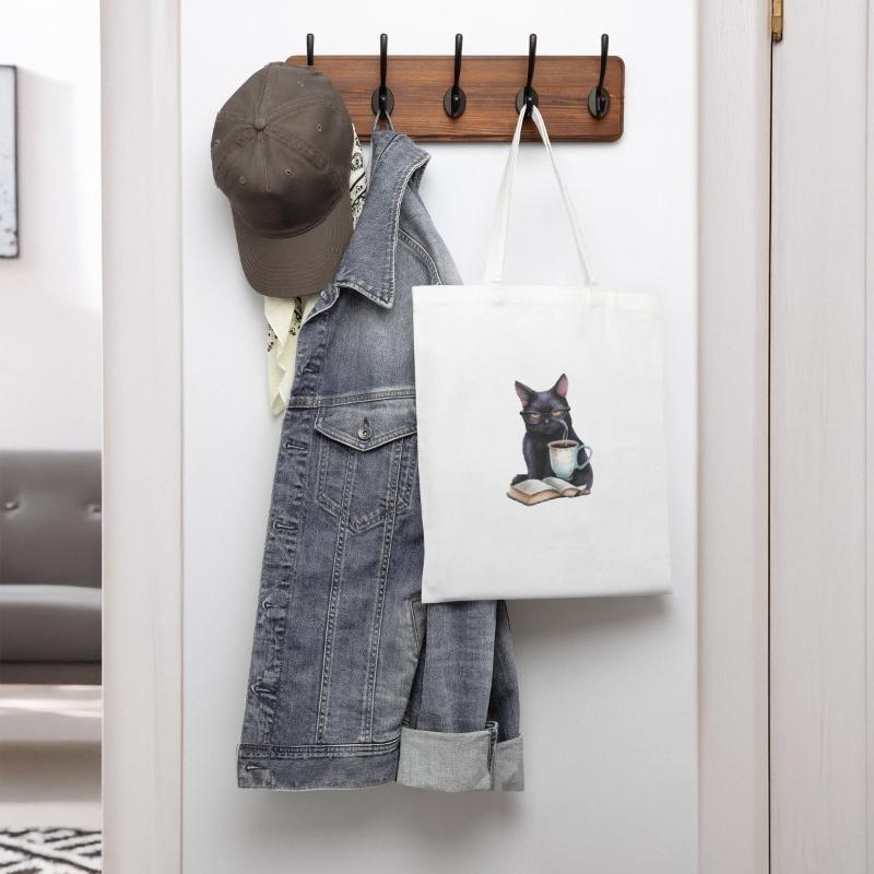 black cat reading book 4 animals