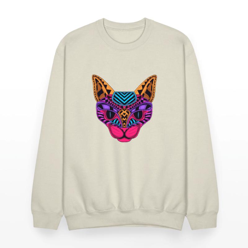 Black Neon Cat T shirt