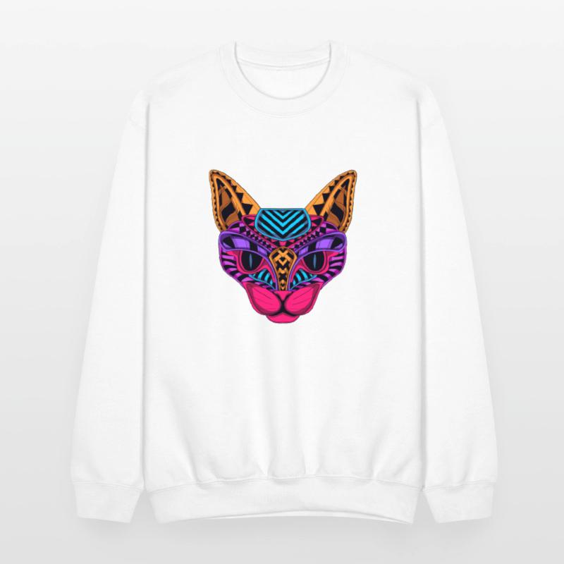 Black Neon Cat T shirt