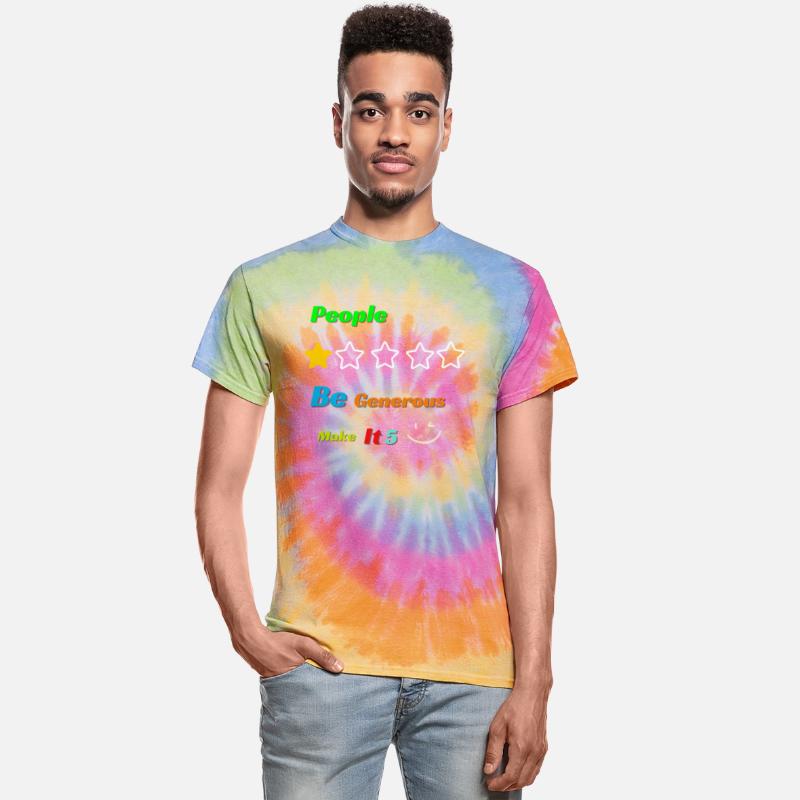 Black Playful Typography T Shirt people one star