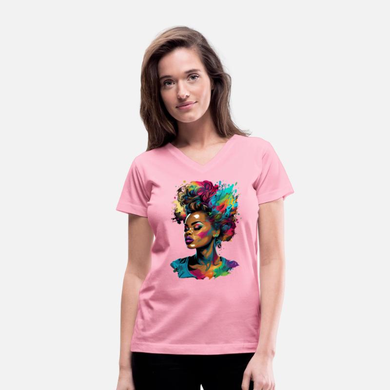 Black Queen Afro Melanin pop Art Black History