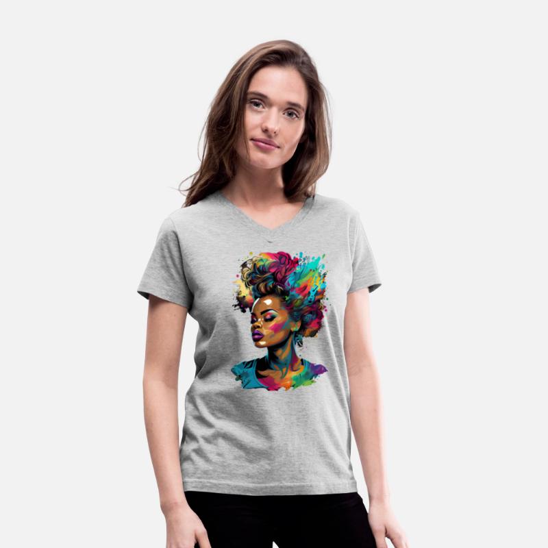 Black Queen Afro Melanin pop Art Black History