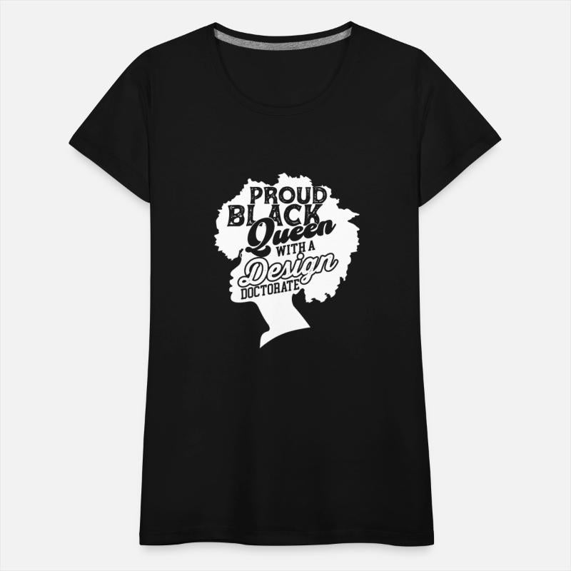 Black Queen With Design Doctorate Phd