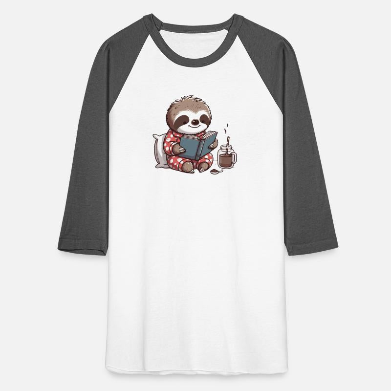 Books Sloth Book lover Gift cute sloth