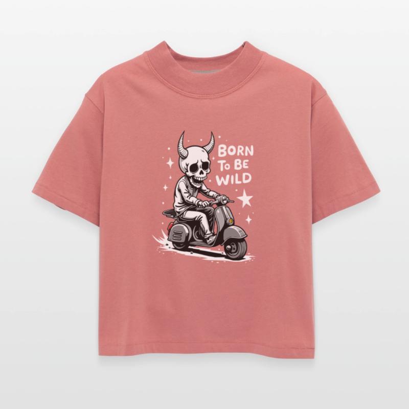 Born to Be Wild - Skull Devil on Scooter