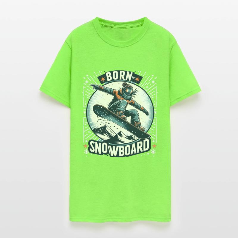 Born To Snowboard Snowboarder Winter Sports