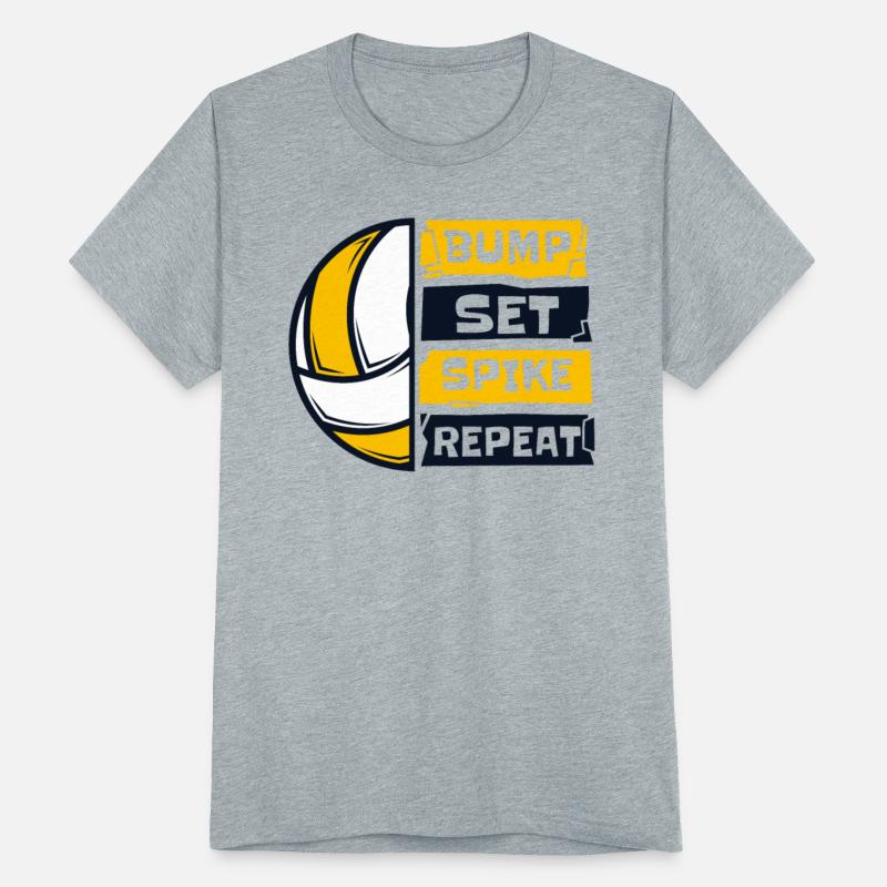 Bump Set Spike Repeat Coach Team Player Trainer