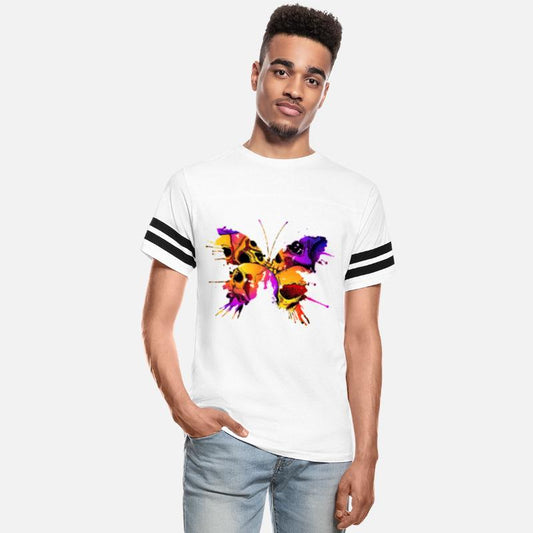 butterfly and skull