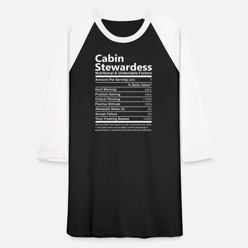 Cabin Stewardess T Shirt - Nutritional And Undenia